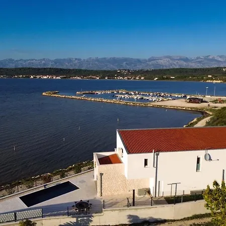 Maritime - Exklusive Strandvilla Mit Beheiztem Pool, Grillhuette & Meerblick Bei Zadar * Ljubač