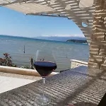Maritime - Exklusive Strandvilla Mit Beheiztem Pool, Grillhuette & Meerblick Bei Zadar