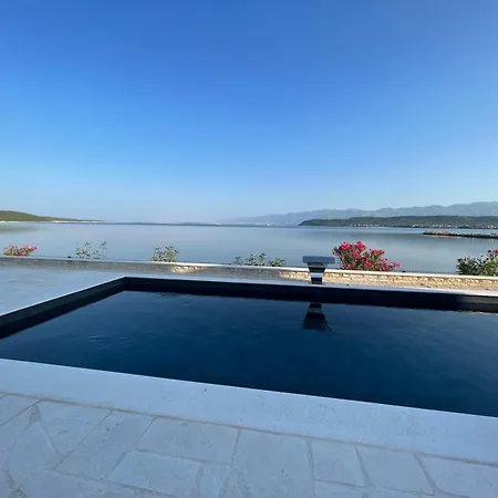 Maritime - Exklusive Strandvilla Mit Beheiztem Pool, Grillhuette & Meerblick Bei Zadar *