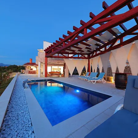 Maritime - Exklusive Strandvilla Mit Beheiztem Pool, Grillhuette & Meerblick Bei Zadar * Ljubač