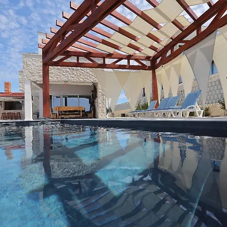 Maritime - Exklusive Strandvilla Mit Beheiztem Pool, Grillhuette & Meerblick Bei Zadar ヴィラ *