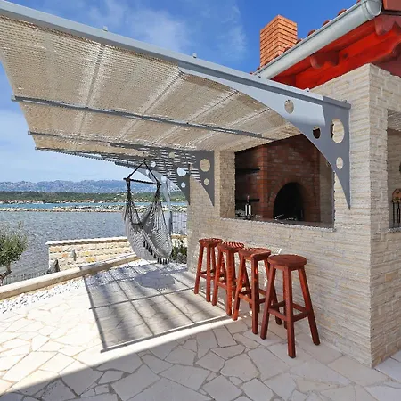 Maritime - Exklusive Strandvilla Mit Beheiztem Pool, Grillhuette & Meerblick Bei Zadar *